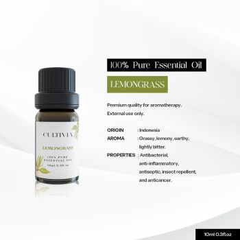 Cultivia - Lemongrass Essential Oil ( HLGEO10 )