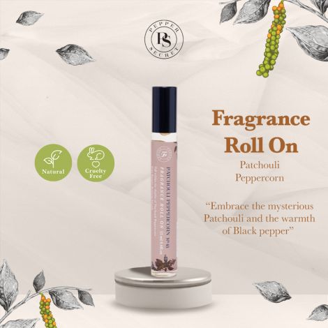 Patchouli Peppercorn Fragrance Roll On ( PPPPRO12 )