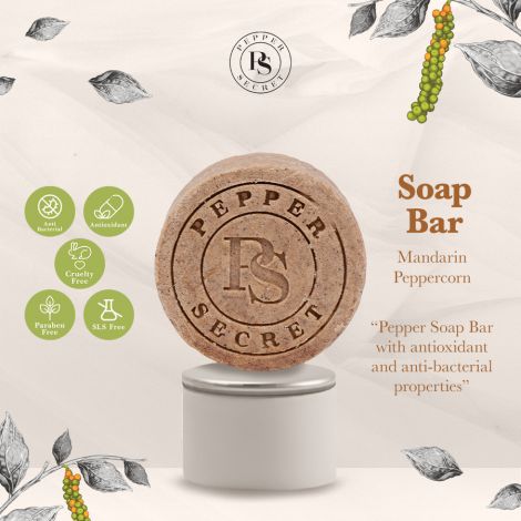 Mandarin Peppercorn Bar Soap ( PMPCBS80 )